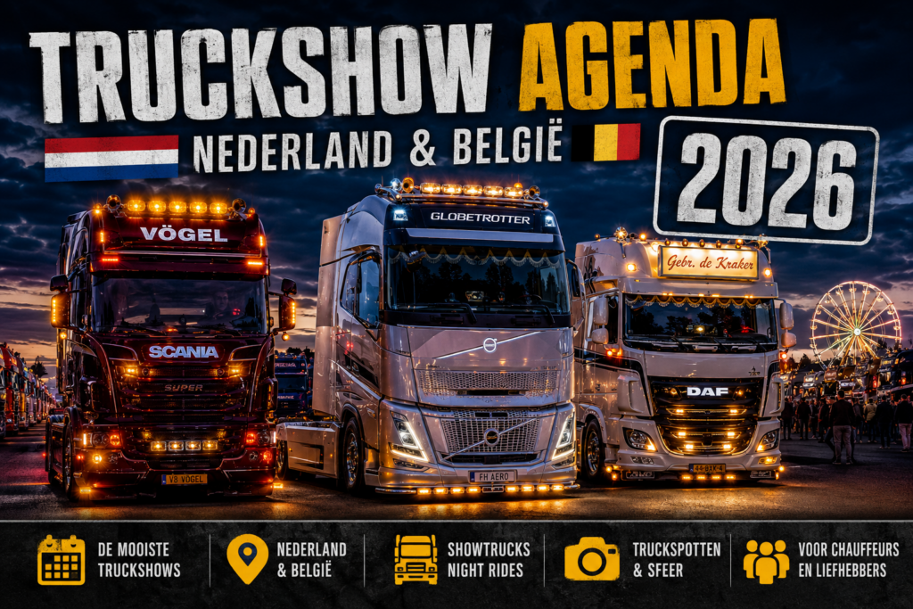Truckshow agenda Nederland & België 2026