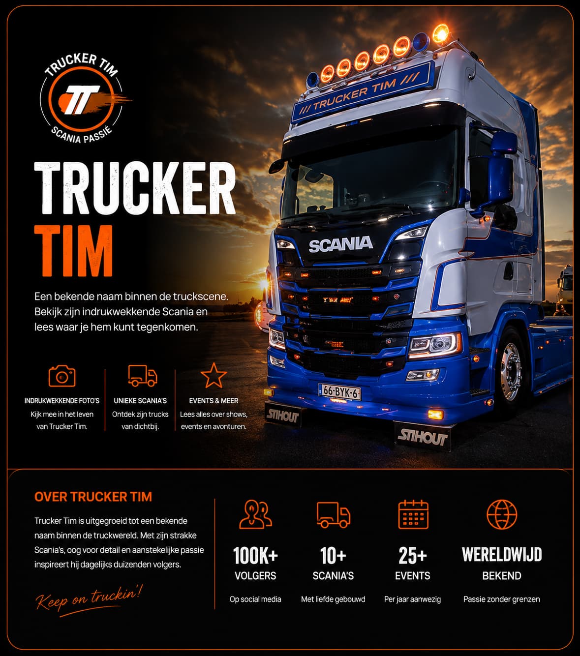 trucker tim card