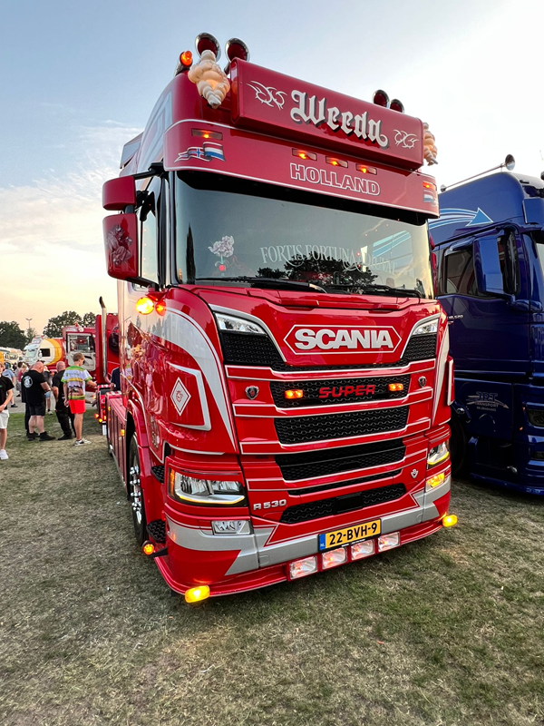 Scania van Weeda Transport
